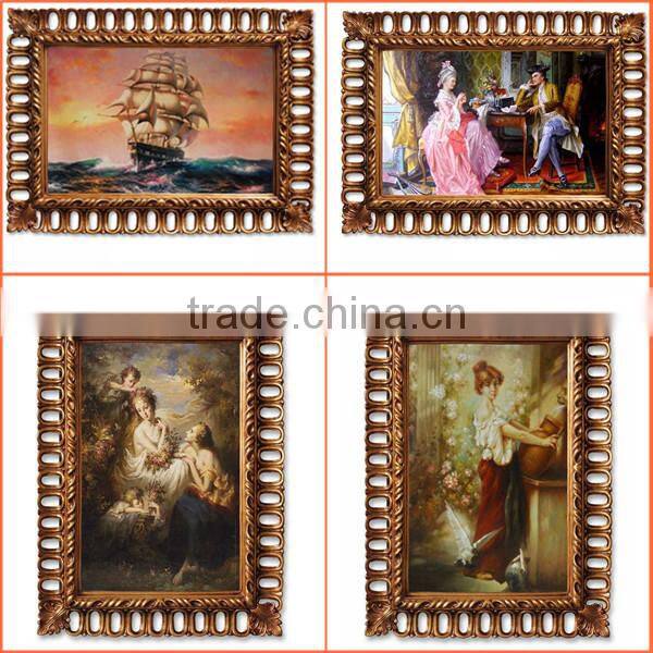 FA-136G-01 Leading vintage ornate paintings for Vertical and horizontal hanging