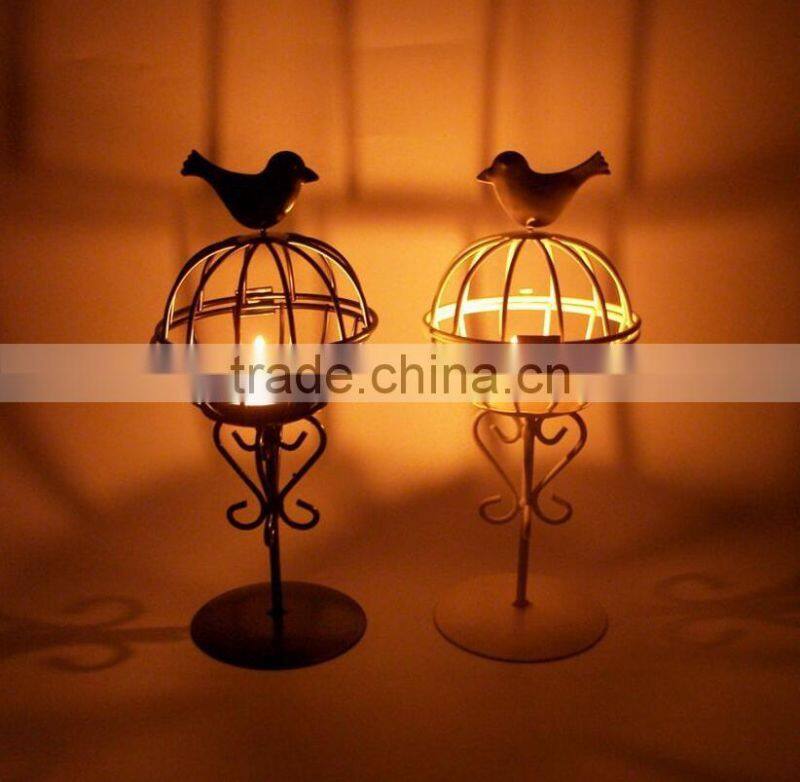 2017bird model Lantern Home Decoration metal Candle Holder