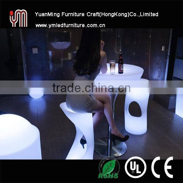 Light up furniture/illuminated bar table/illuminated furniture