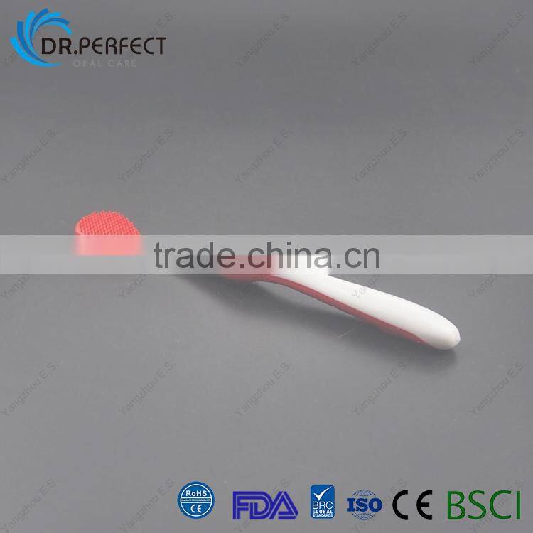 2017 hot sale tongue cleaner brush good quality teeth care tongue scraper