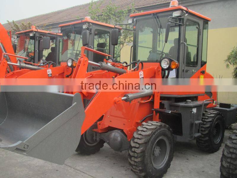 Low price Russia Market CE ZL12 wheel loader with Changchai engine made by HZM