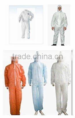 Disposable polyester overall