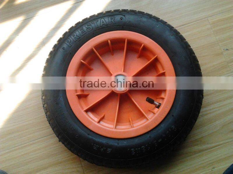 Rubber wheel 3.00-8(13x3) with plastic rim