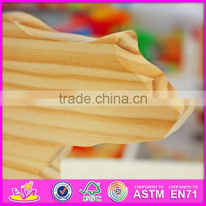 2016 new design baby toys wooden bear W05B152