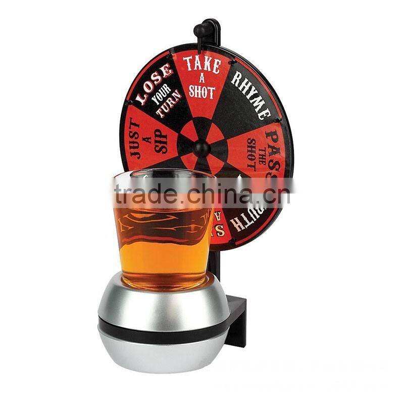 Alibaba trade assurance spin the short duinking galss game