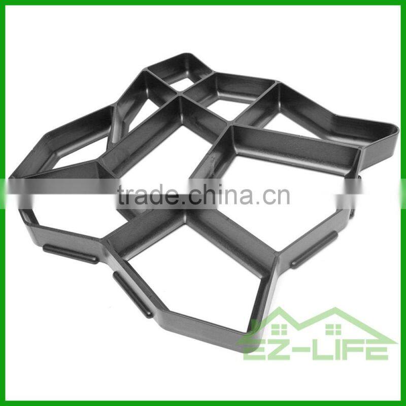 Pflasterform Outdoor Decorative DIY plastic pavement mould random stone Paving Block mold garden walk maker paving mold
