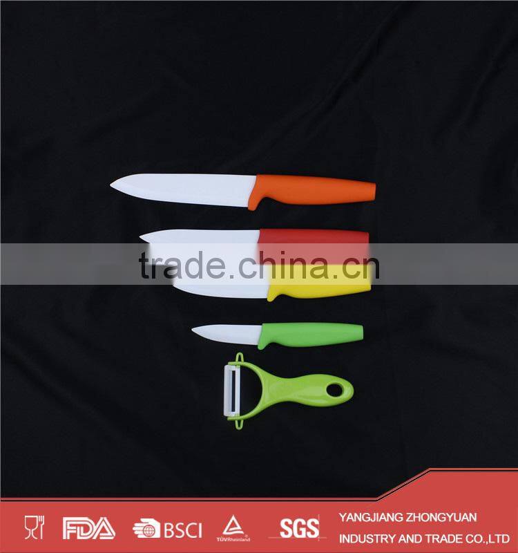5pcs kitchen ceramic knife set with Acrylic Stand