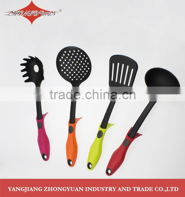 TPR handle kitchen utensils wholesale nylon kitchen tools set