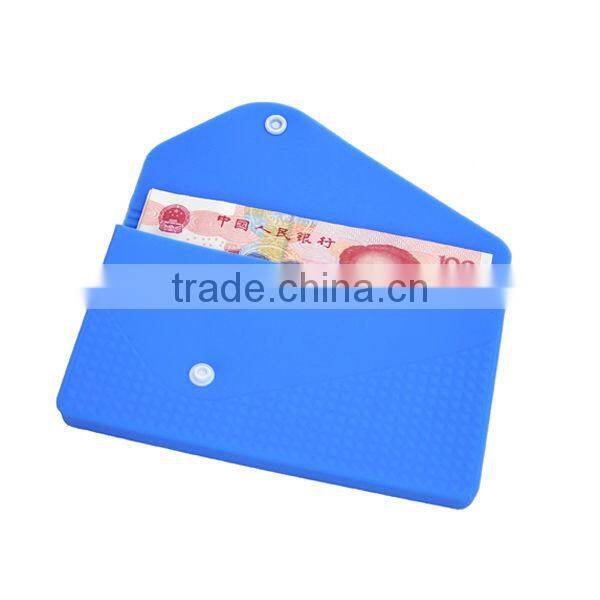 Custom Silicon Travel Wallet Women Lady Wallet For Promotion Pink