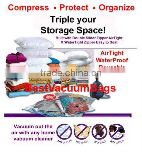 Vacuum Compressed Bag and Space Saver Storage