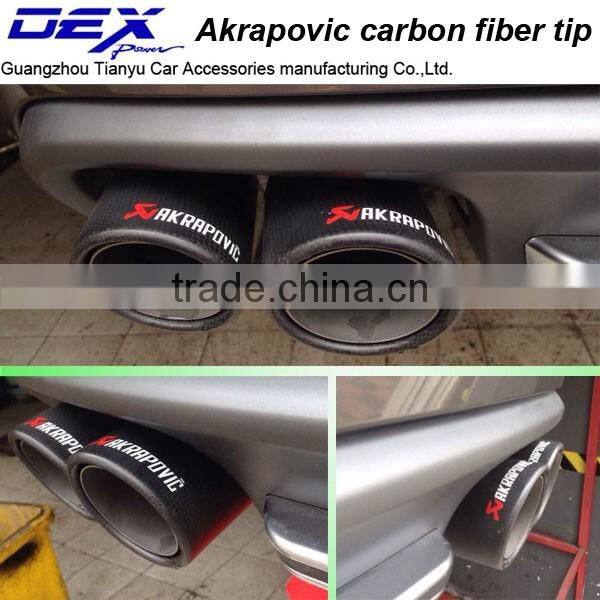 Customized Carbon Fiber All kinds of size Akrapovic universal exhaust tips