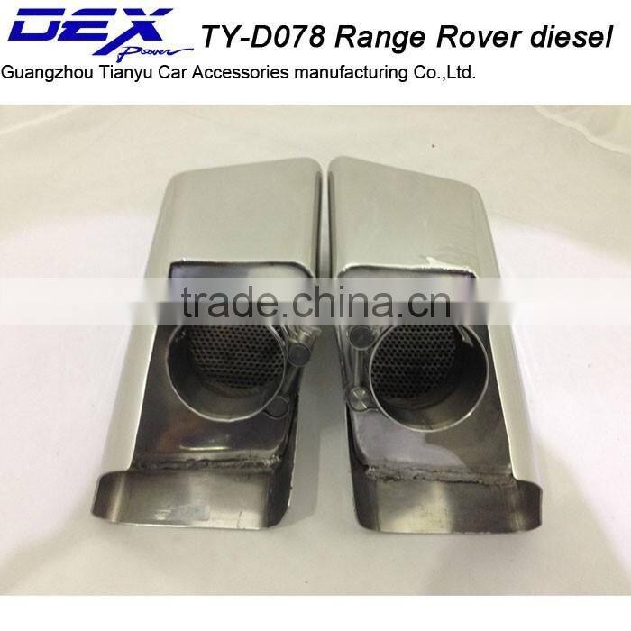 Stainless Steel Auto Parts Exhaust Tip Range-Rover Diesel Tip