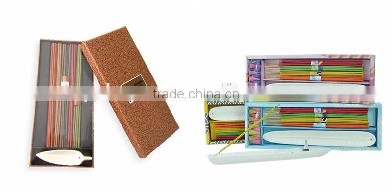 Incense Gift Sets, Aroma Incense Sticks, Ceramic Incense Holder