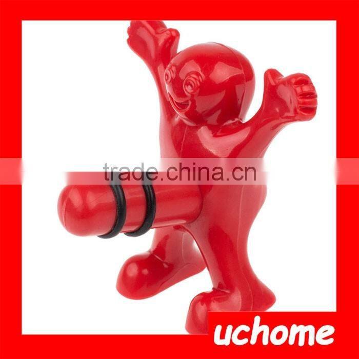 UCHOME Funny Man Guy Champagne Stopper Silicone Bottle Stopper Water Stopper