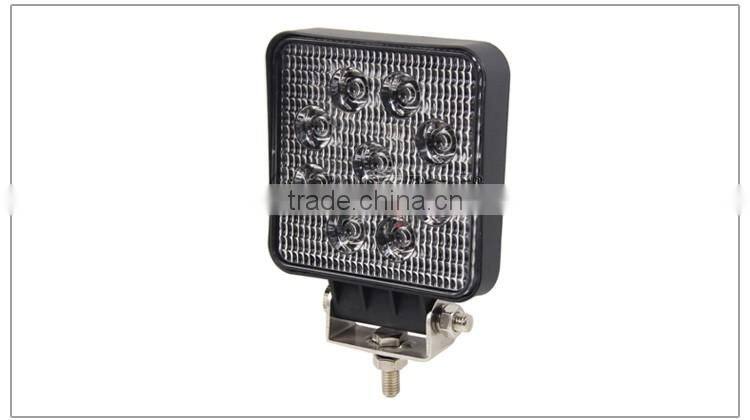 New waterproof 27w LED worklights 1800lum 10-30V led flood work light tractor work lamps