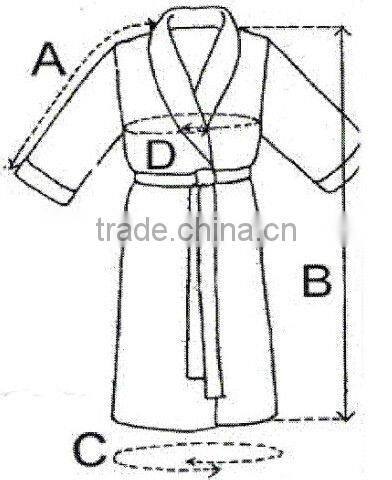 Hotel Spa Terry Bathrobe