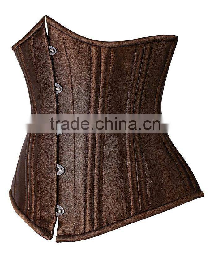 2016 NEW Arrival Perfect Effects 26 Bone Waist slimming Underbust Silk Surface Double Steel Bone Corset