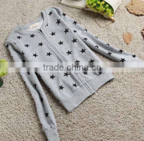 Without hood Star Casual Cardigan Hoodies Of Women