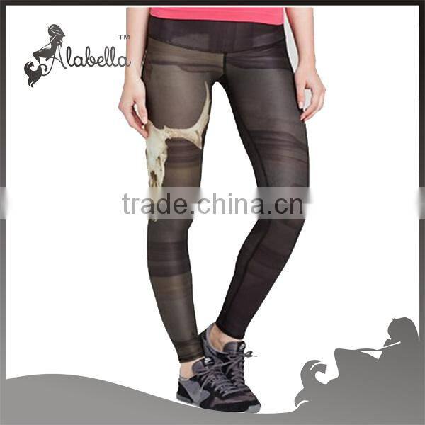 High quality all over sublimation printed yoga works pants yoga leggings for women
