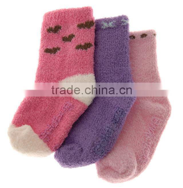 children microfiber 100% polyester socks