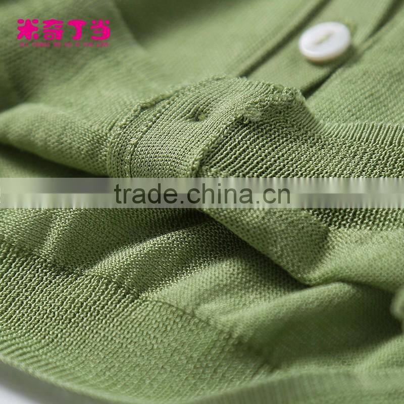 New style hot sale simple cardigan thin knitting multi-color girl cardigan sweater