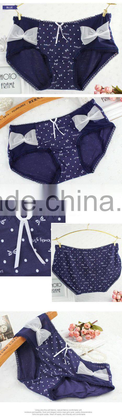 2015 New style young lady anti-static underwear sexy lady regenerated cellulose fiber panty hot sex women underwear