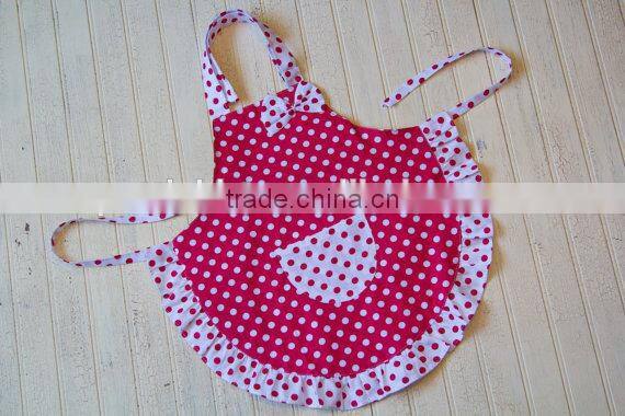 Wholesale Baby Clothing Polka Dot Pattern High Quality Cotton Baby Apron