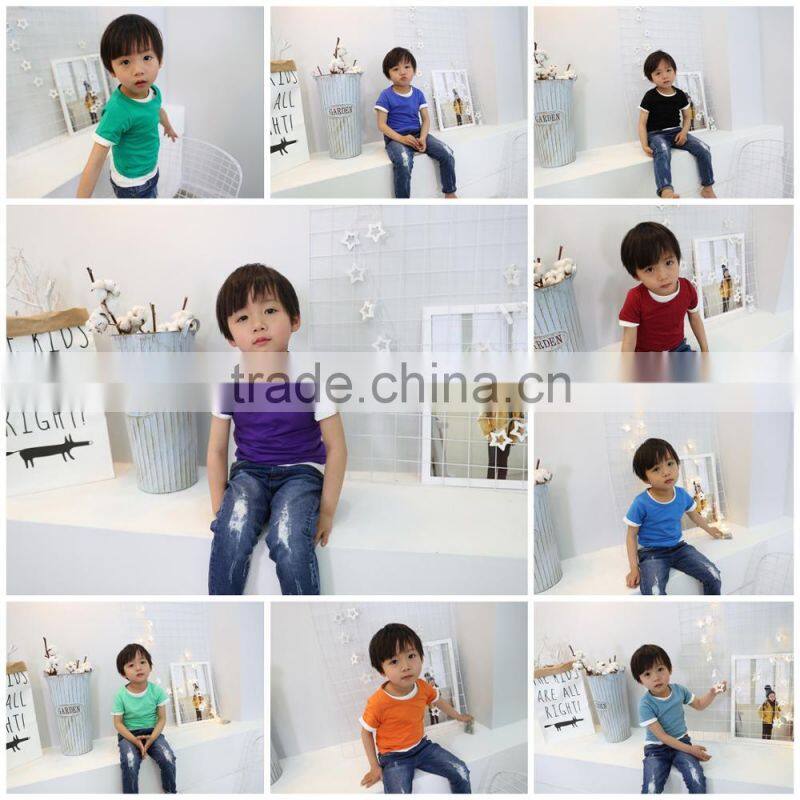 Fashion nova clothing 100%Cotton Kids Boys T Shirts baby clothes