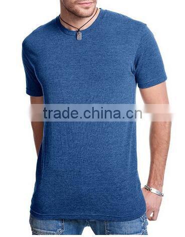 Men Triblend 50% polyester 38% cotton 12% rayon Fitness t shirt