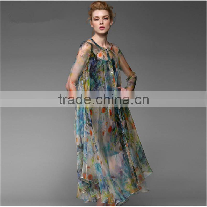 Sexy Nightwear Sexy Dress Sexy Lingerie Long Flared Skirt Dress With Mid-High Grade