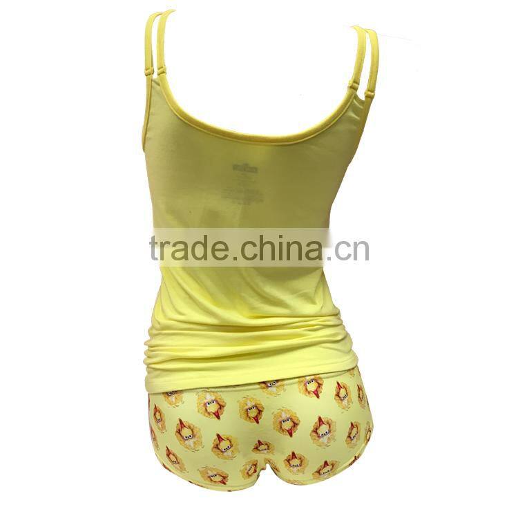 New Arrival Fashion Comfortable Summer Cotton Material Eco-Friendly Women Pajamas Sleepwear