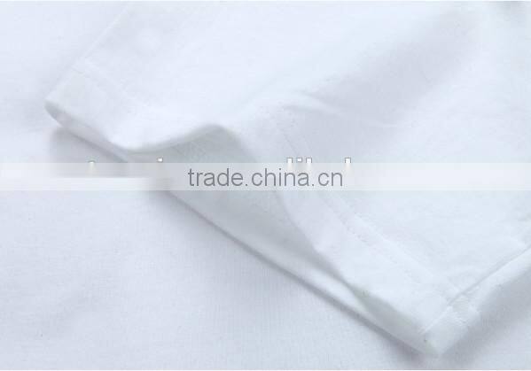 Top Quality Start Design Wholesale White 100% Cotton T Shirts For Men