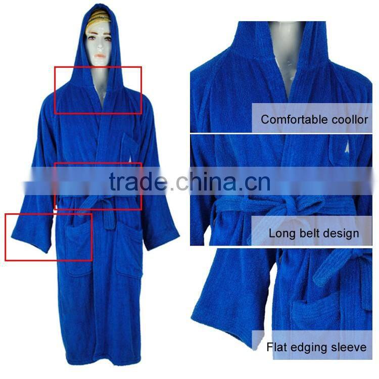 New Design Beautiful Manufacturer Hooded Terry Robe