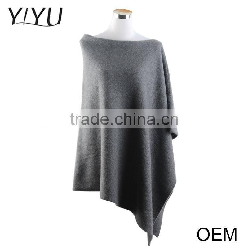 2016 fashionable women grey Knitted pullover Sweater Erdos Cashmere Sweater