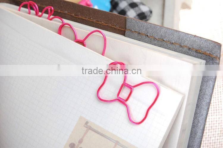 Bowknot shape planner paper clip customizable planner accessories