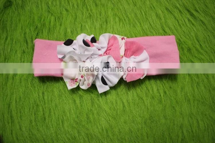 2016 baby girl spring clothing toddler flower hairbands wholesale kids girl headband children boutique bow knot hair accessories