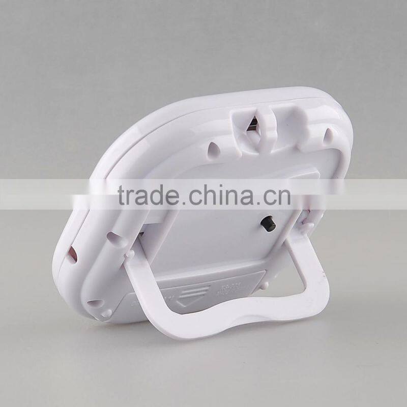 New Digital TA638 White Thermometer Humidity HYGRO Hygrometer Air Moisture Clock