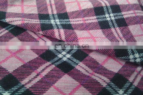 shaoxing made in china polyester check pattern different types of fabric prints for garment