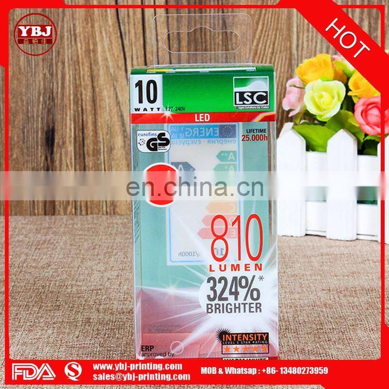 2017 new hot sale factory made pvc, pet, pp transparent gift box