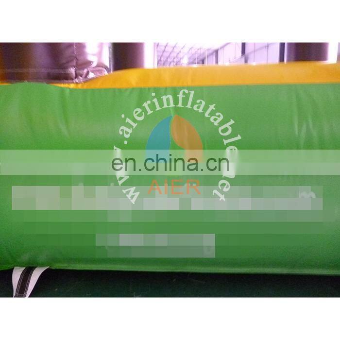 2017 newest green coconut tree slide / dry inflatable slide wholesale price slide zip lock plastic bag