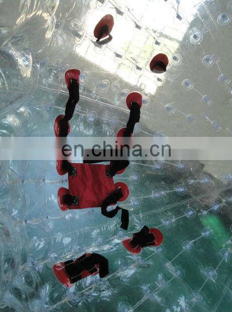 transparent inflatable zorb ball for water and grass