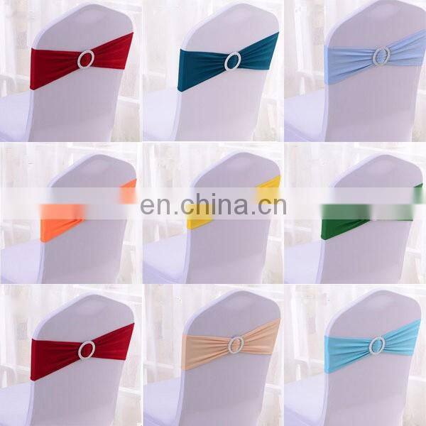 chair sash spandex chair sash with round buckle chair