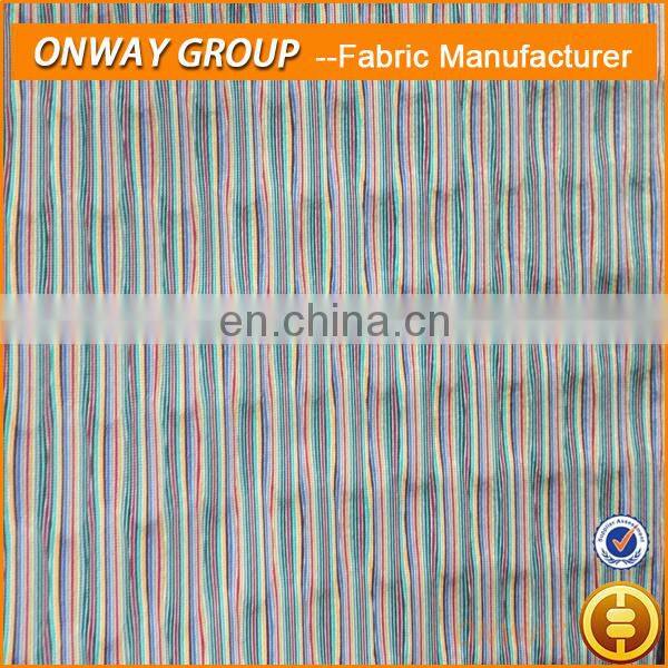 Onway Textile hatchi cotton poly fleece real indigo knitted denim fabric for sweaters