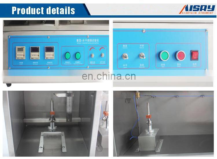 Wire Burning Test Machine Vertical Horizontal Combustion Testing Machine
