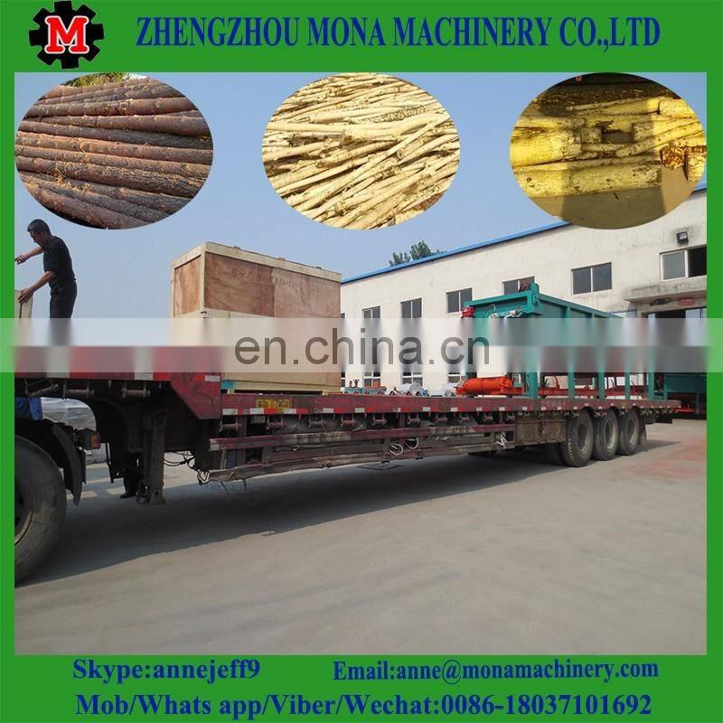 Vertical type wood debarking machine wood logs debarker machine