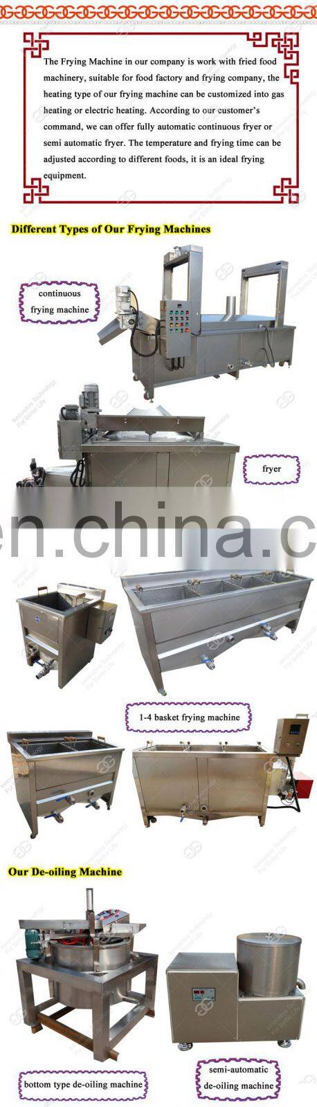 Commercial Price Automatic Stainless Steel Continuous Chicken Electric Fryer Snacks Peanut Groundnut Frying Machine For Sale