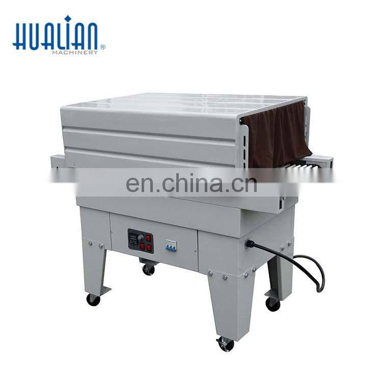 BSL-5045L+BS-4525A HUANAN High Quality Fast POF Sealing Small Shrink Tunnel MINI SHRINK