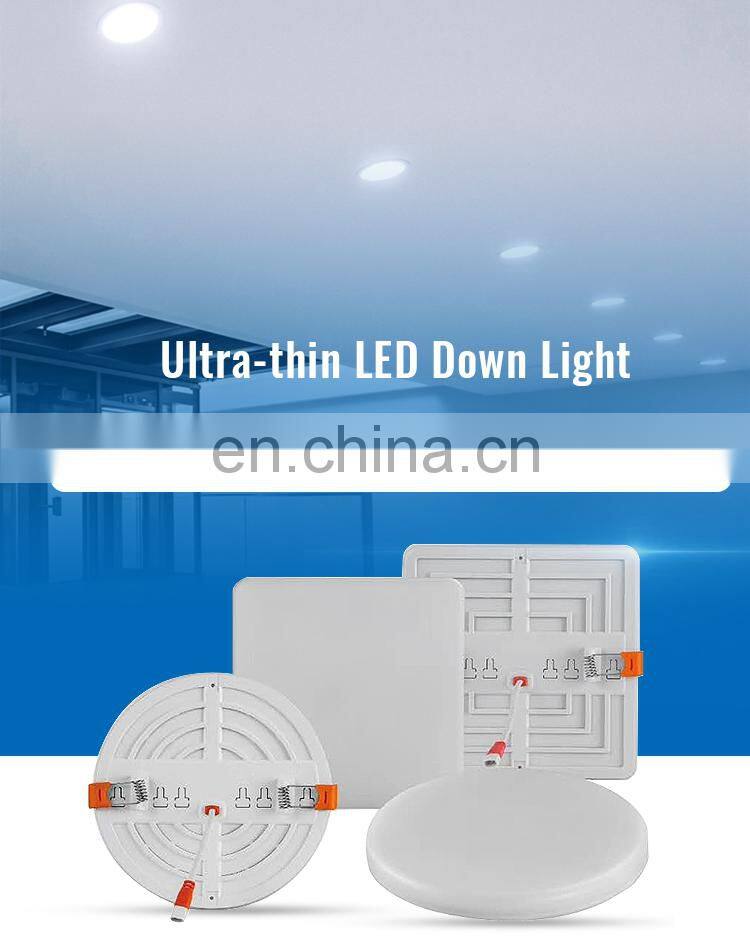 ultra slim thin 3w 6w 7w 10w 20w 30w ip65 led downlight for home