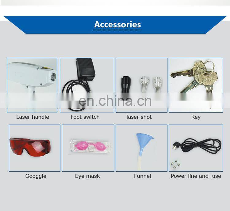 Multifunctional Laser Beauty Instrument Nd Yag Laser Tattoo Removal Machine Price