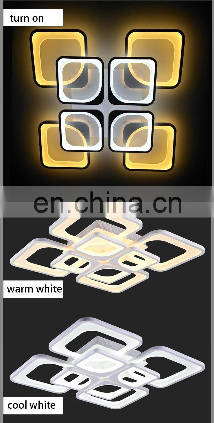 Hot selling square LED ceiling light for living room